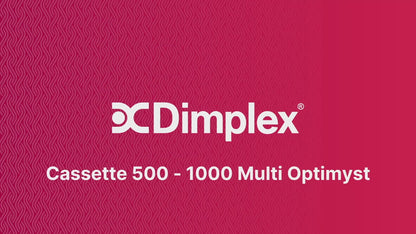 Dimplex Cassette 500 PRO RGB Multi Opti-Myst water vapor fireplace with water supply connection