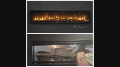 Oak logset Ignite Evolve 74 — gioco di ceppi di quercia per il camino elettrico Dimplex Ignite Evolve 74 EVO1800
