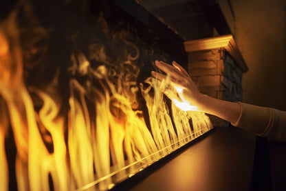 Dimplex Cassette 1000 PRO RGB Multi Opti-Myst water vapor electric fireplace with connection to the water supply