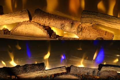 Oak logset Ignite Evolve 74 — oak log set for the Dimplex Ignite Evolve 74 EVO1800 electric fireplace